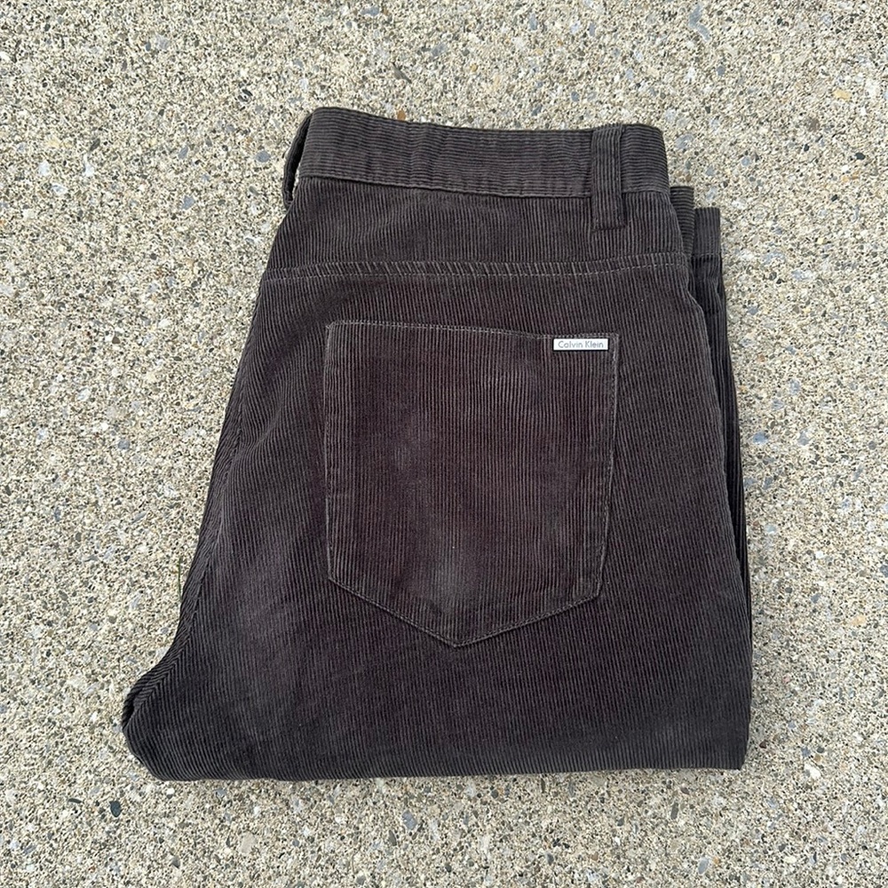 Calvin Klein brown corduroy pants